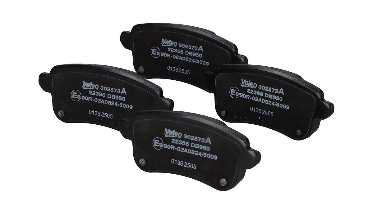Jeu de 4 plaquettes de frein VALEO ref. 302573A